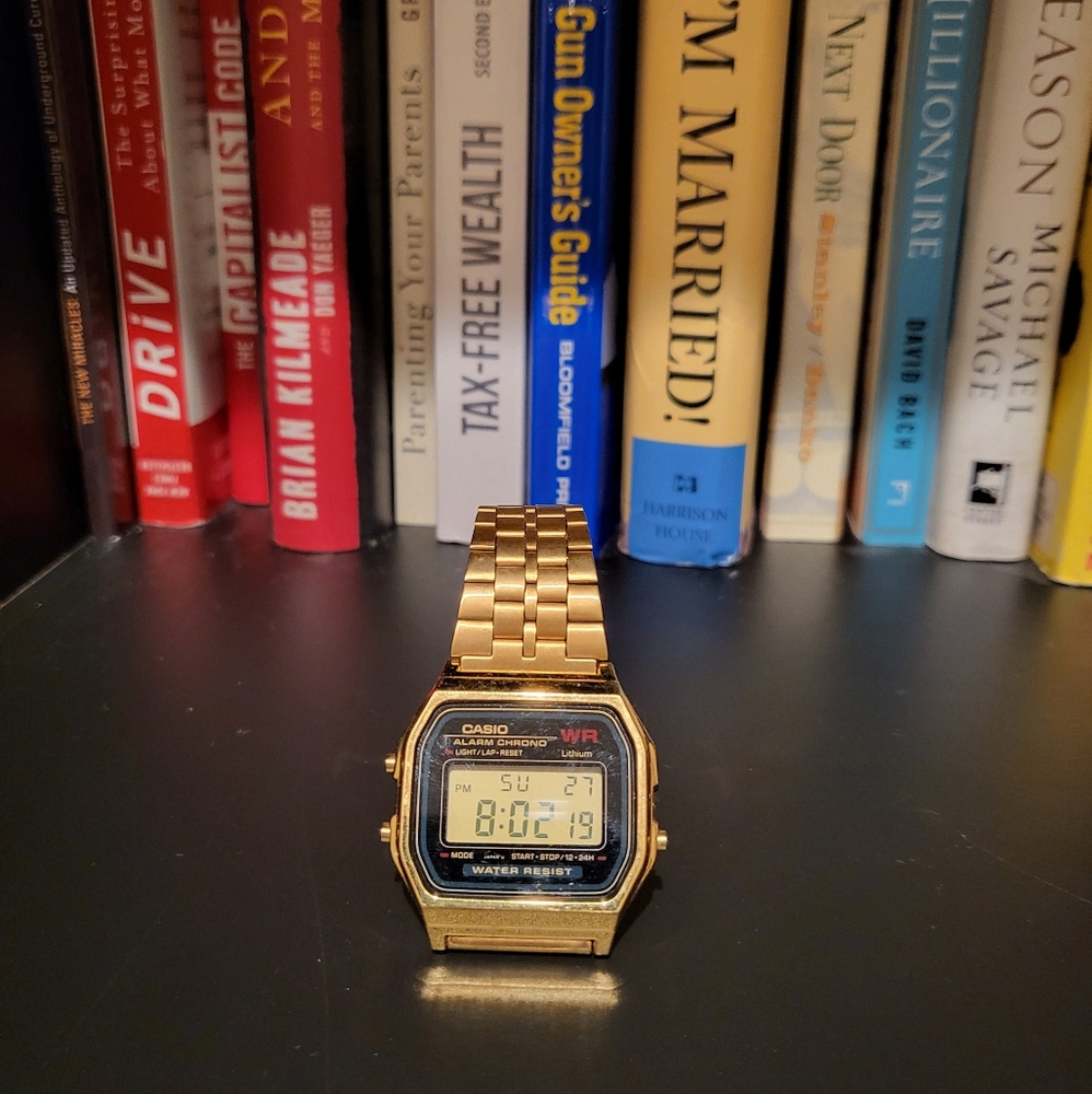 Gold Casio Watch